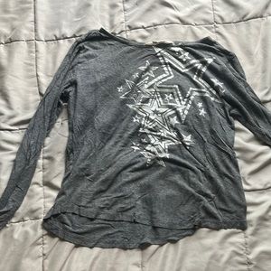 Grey Long Sleeve with Stars 🌟 💕